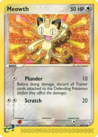 Meowth — EX Team Magma vs Team Aqua