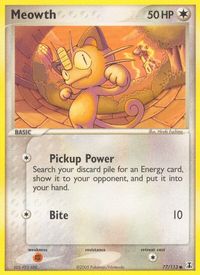 Meowth — EX Delta Species
