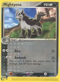 Mightyena - 42/109 — EX Ruby and Sapphire