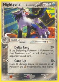 Mightyena (Delta Species) — EX Delta Species