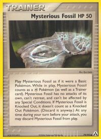 Mysterious Fossil — EX Legend Maker