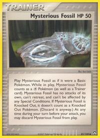 Mysterious Fossil — EX Power Keepers