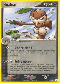 Nuzleaf — EX Hidden Legends