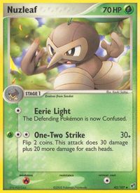 Nuzleaf — EX Deoxys