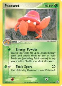 Parasect — EX FireRed & LeafGreen