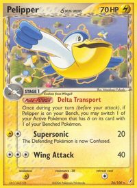 Pelipper (Delta Species) — EX Crystal Guardians