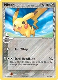 Pikachu (Delta Species) — Holon Phantoms