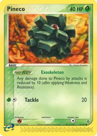 Pineco — EX Dragon