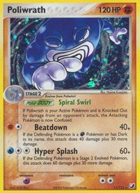 Poliwrath — EX Unseen Forces