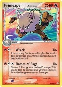 Primeape (Delta Species) — EX Holon Phantoms
