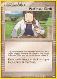 Professor Birch — EX Power Keepers
