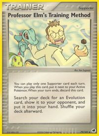 Professor Elm's Training Method — EX Dragon Frontiers