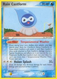 Rain Castform — EX Delta Species