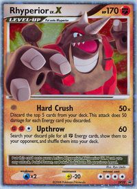 Rhyperior LV.X - DP29 — Diamond and Pearl Promos