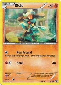 Riolu - BW33 (Cosmos Holo) — Black and White Promos