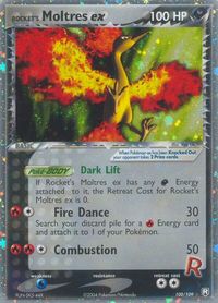 Rocket's Moltres ex — EX Team Rocket Returns