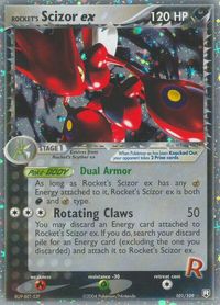 Rocket's Scizor ex — EX Team Rocket Returns