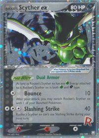 Rocket's Scyther ex — EX Team Rocket Returns