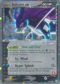 Rocket's Suicune ex — EX Team Rocket Returns
