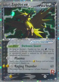 Rocket's Zapdos ex — EX Team Rocket Returns