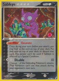 Sableye — EX Crystal Guardians