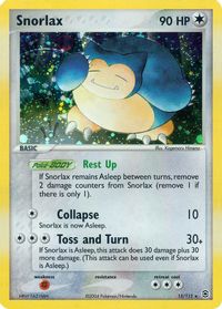 Snorlax — EX FireRed & LeafGreen
