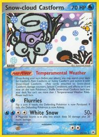 Snow-cloud Castform — EX Hidden Legends