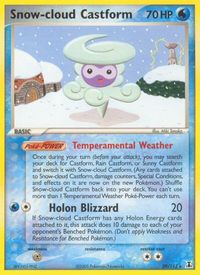 Snow-cloud Castform — EX Delta Species