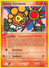 Sunny Castform — EX Hidden Legends