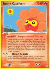Sunny Castform — EX Delta Species