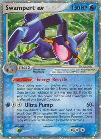 Swampert ex — EX Crystal Guardians
