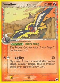 Swellow (Delta Species) — EX Dragon Frontiers