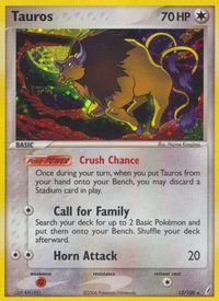 Tauros — EX Crystal Guardians