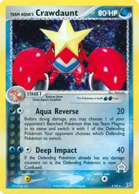 Team Aqua's Crawdaunt - 2/95 — EX Team Magma vs Team Aqua