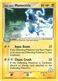 Team Aqua's Manectric - 29/95 — EX Team Magma vs Team Aqua