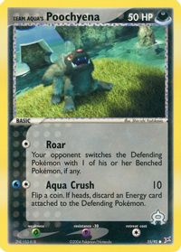 Team Aqua's Poochyena - 55/95 — EX Team Magma vs Team Aqua