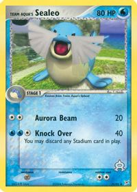 Team Aqua's Sealeo - 31/95 — EX Team Magma vs Team Aqua