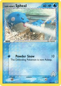 Team Aqua's Spheal - 56/95 — EX Team Magma vs Team Aqua