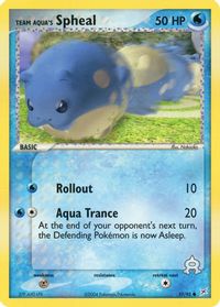 Team Aqua's Spheal - 57/95 — EX Team Magma vs Team Aqua