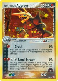 Team Magma's Aggron — EX Team Magma vs Team Aqua