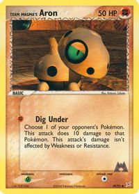 Team Magma's Aron - 59/95 — EX Team Magma vs Team Aqua