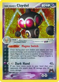 Team Magma's Claydol - 8/95 — EX Team Magma vs Team Aqua