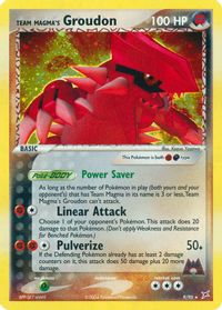Team Magma's Groudon — EX Team Magma vs Team Aqua
