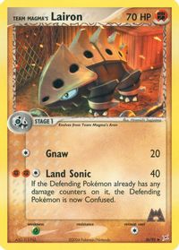 Team Magma's Lairon - 36/95 — EX Team Magma vs Team Aqua