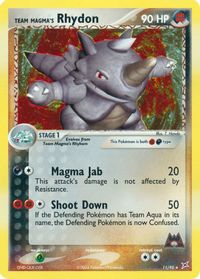 Team Magma's Rhydon - 11/95 — EX Team Magma vs Team Aqua