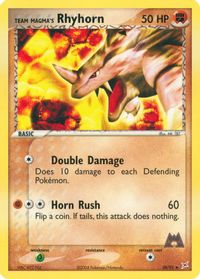 Team Magma's Rhyhorn - 38/95 — EX Team Magma vs Team Aqua
