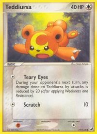 Teddiursa — EX Unseen Forces