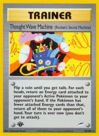 Thought Wave Machine (Rocket's Secret Machine) — Neo Destiny
