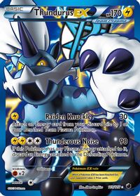 Thundurus EX (Team Plasma) (110 Full Art) — Plasma Freeze