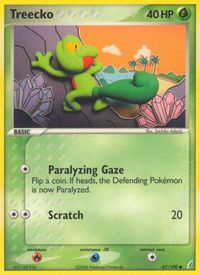 Treecko — EX Crystal Guardians